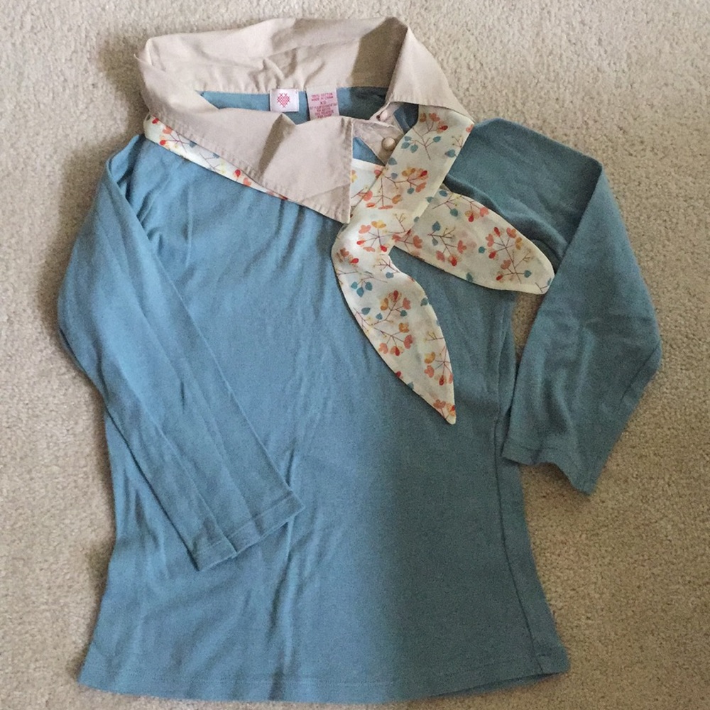 Anthropologie Tee with Scarf
